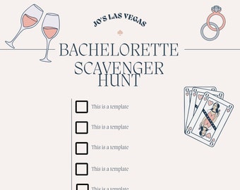Las Vegas Bachelorette Scavenger Hunt - Etsy