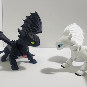 New Toothless and Light Fury more detailed
