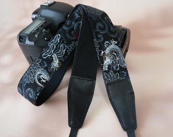 Dragon Print Camera Strap, Lightweight Camera Neck Strap, Anti-Slip Camera Strap, DSLR Camera Strap, Gifts for Photographers, Photo Gear