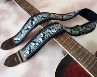 Personalized Guitar Strap, Custom Strap for Electric, Acoustic or Bass Guitars, Personalized Instrument strap, Unique Guitarist Gift