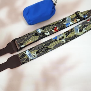 Unique Guitar Shoulder Strap, Handcrafted Guitar Strap, Genuine Leather Tips, Guitar Strap for Everyday Use, Guitar Gear, Gift for Musician