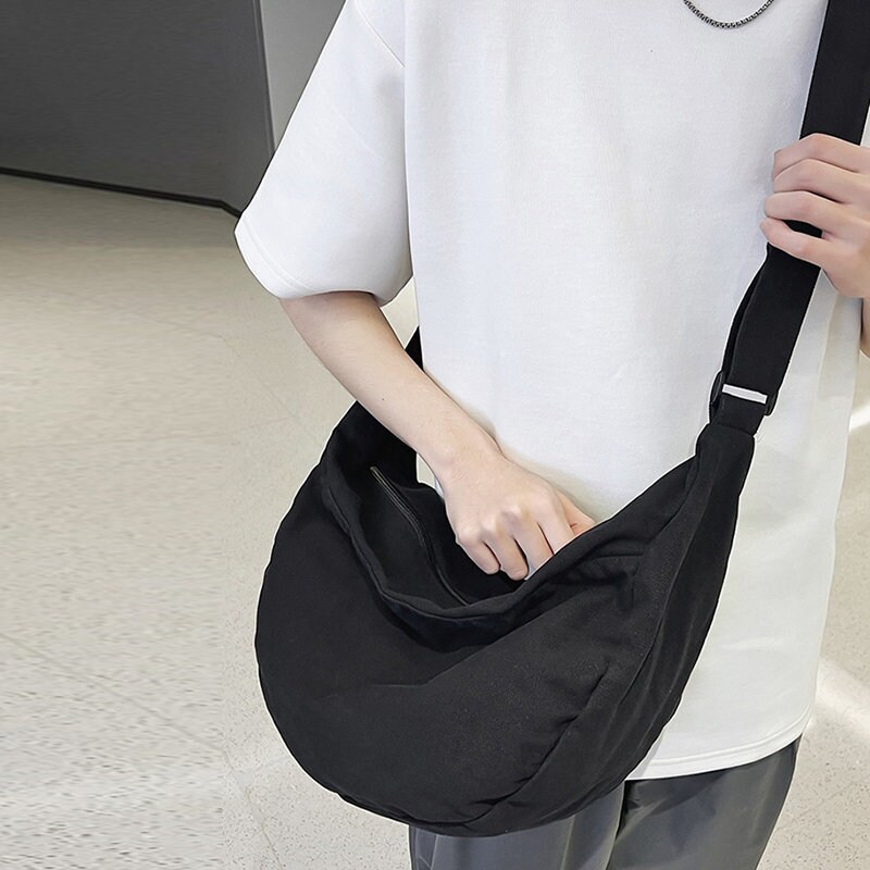 Minimalist Half Moon Bag Dumpling Bag Crescent Bag Student - Etsy UK