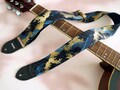 The Great Wave Guitar Strap, Custom Guitar Strap with Name, Personalized Guitar Strap, Guitarists Gift, Birthday Gift, Japanese Art Strap product logo