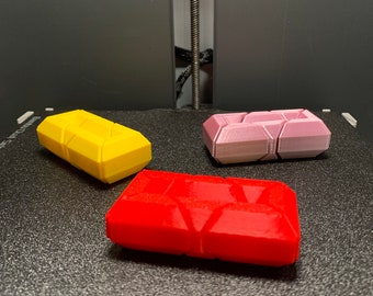 Fidget toy OctaTwist rectangle 3D printed stress relieving fidget desk toy for kid or adult, fidget toy for fathers day gift, Easter filler
