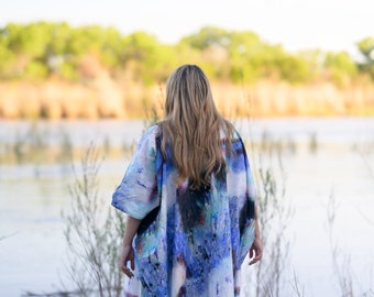 Azul Kimono Duster