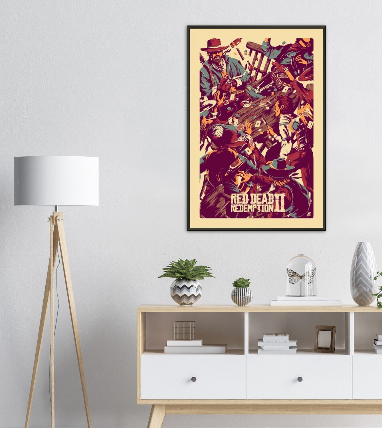 Red Dead Redemption Poster RDR 2 Poster Video Game Decor - Etsy