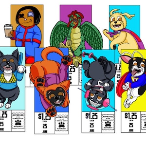 The Bubba Patrol Corner Box Sticker Set