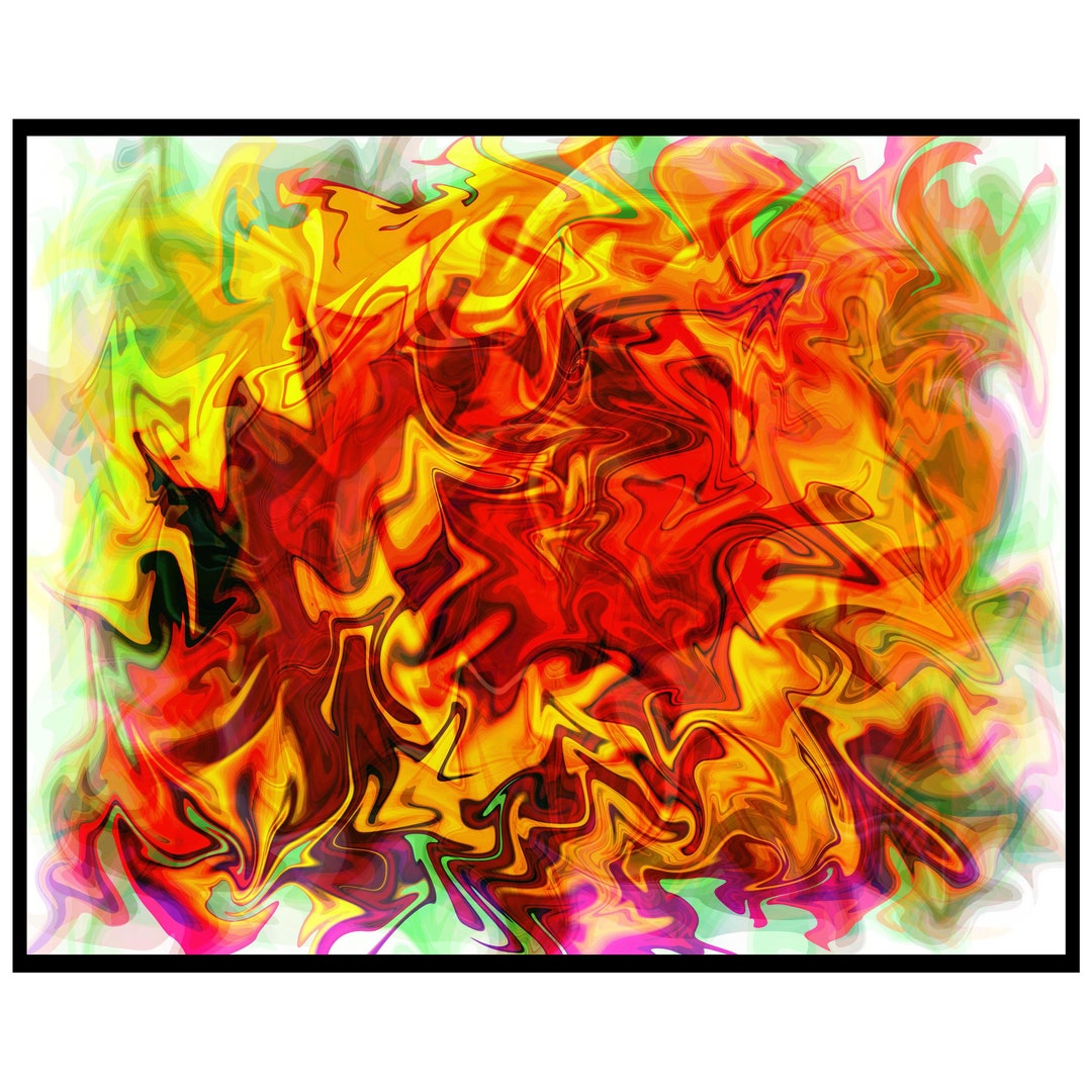 Challenging Puzzles Abstract Art Jigsaw Puzzles Colorful Etsy
