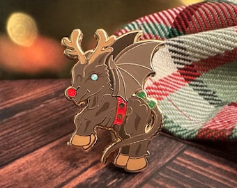 Holiday Dark Pony Enamel Pin