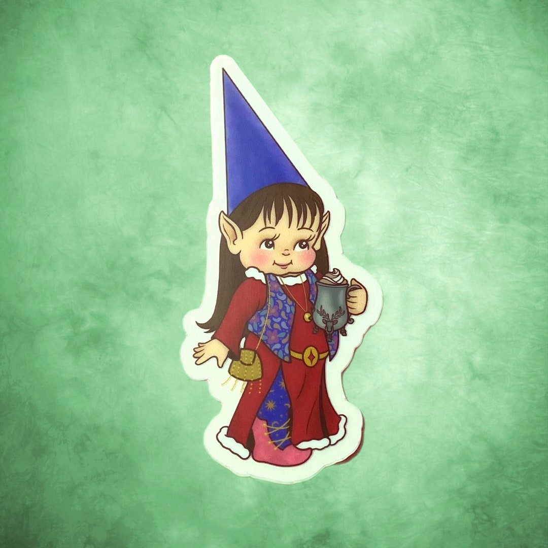 Kewpie Judy the Elf Sticker - Etsy