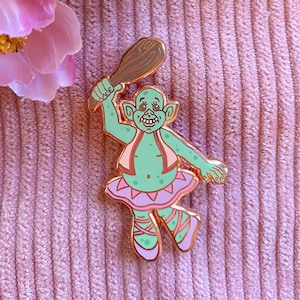 Ballerina Troll Enamel Pin