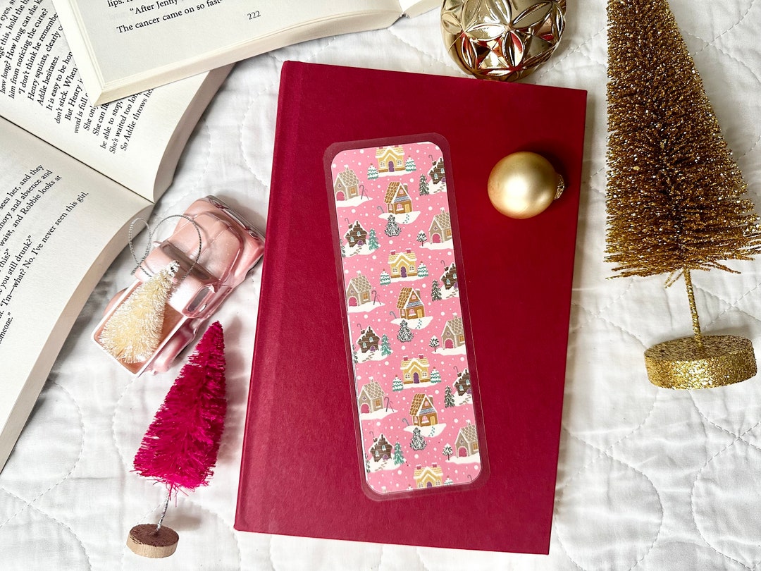 Gingerbread House Bookmark Laminated Card Stock Single Etsy