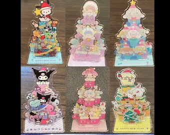 Kuromi Melody Pochacco Little Twin Stars Pompompurin Christmas Tree Acrylic Decoration