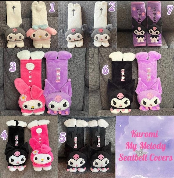 Kuromi My Melody Seatbelt Cover