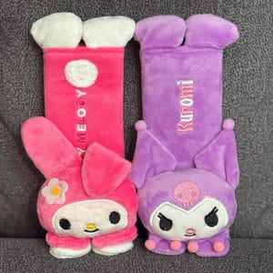 Kuromi My Melody Seatbelt Cover 3-Kuromi Melody PRPK