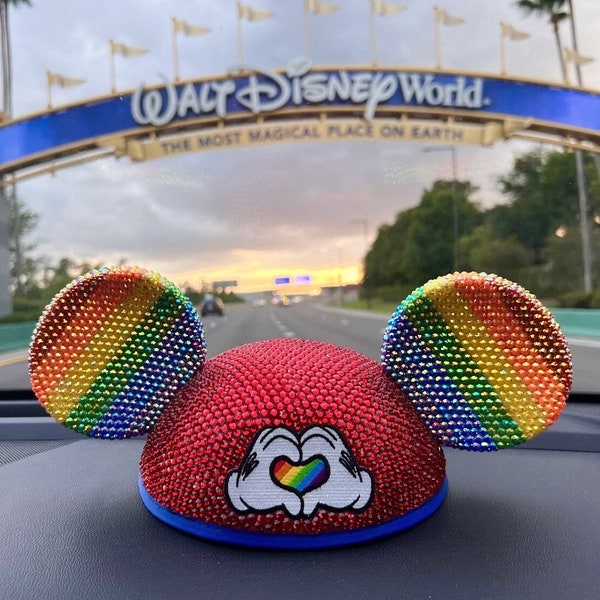 Горн -хrupalal Bling Pride Вдонавил Mouseketeer Hat / Disneyland / Micke