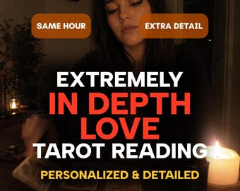 Tiefgründige Liebes-Tarot-Lesung, Hellseherische Liebesberatung innerhalb einer Stunde, Beziehungsberatung, Klarheit über Seelenverwandte und Zwillingsflammen, Ehrlichkeit ohne Beschönigung