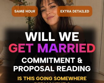 Werden wir heiraten? Tarot-Lesung zur selben Stunde, Ist er der Richtige?, Hellseherische Einsicht zu Bindung & Heiratsantrag, Tarot-Lesung am selben Tag