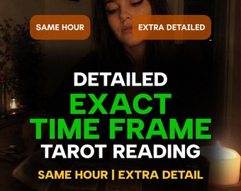 Wann wird es passieren? Tarot-Lesung zur selben Stunde, Zeitvorhersage, präzise psychische Zeitleiste, wird er mich kontaktieren? Tarot-Lesung am selben Tag