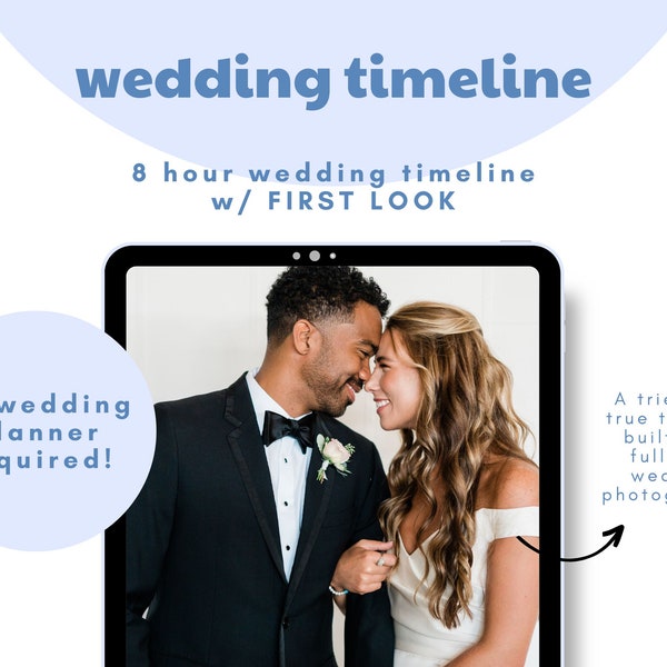 wedding timeline 8 hour wedding with first look wedding day timeline wedding planner