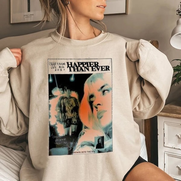 Billie Eilish Tour Merch Sweatshirt Etsy