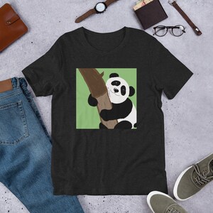 Camiseta unisex Panda Cartoon Original Art