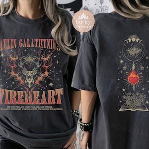 Thron des Glas Fan Shirt, Aelin Galathynius Shirts, Feuerherz Aelin T Shirt, Kingsflame die Dreizehn, Geschenk für Buchliebhaber, Bücherwurm Shirt