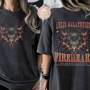 Thron des Glases Fan Shirt, Aelin Galathynius Shirts, Feuerherz Aelin T Shirt, Kingsflame Die Dreizehn, Geschenk für Buchliebhaber, Bücherwurm Shirt