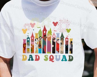 Disney Dad Squad Shirt, Disney Dad Shirt, Best Dad Matching Disney World Fathers Day Shirt, Disney Gift Idea For Dad, Disney Trip 2025 Tee