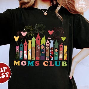 Disney Mom Shirt, Disney Mom Squad Shirt, Moms Club shirt, Gift for Mom Mother&#39;s day shirt, Disney world Disneyland trip Family Vacation tee