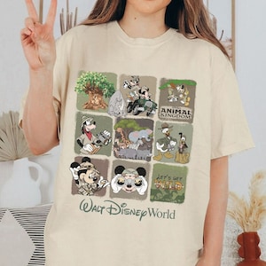 Retro Disney Animal Kingdom Mickey and Friends, Disney Wild Shirt, Vintage Safari Mode Shirt, Mickey Safari, Hakuna Matata,Disney Trip Shirt