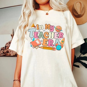 Nella mia camicia dell&#39;era dell&#39;insegnante, camicia per insegnante, camicia per insegnante, primo giorno di scuola, estate per insegnanti, t-shirt per insegnanti, ritorno a scuola, ideale regalo