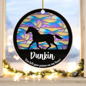 Pferde Gedenk Acryl, Pferd Acryl Benutzerdefinierte Stil und Name, Verlust des Pferde Sympathie Geschenk, Geschenk für Pferdeliebhaber, Geschenk Dekor Familie 2024