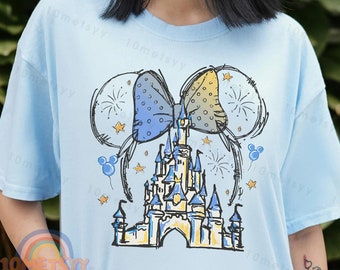 Disney Castle Sweatshirt, Magic Kingdom Cinderella Castle Sweatshirt, Minnie Ear Shirt, Mickey Mouse Sweatshirt, 2023 Disney Trip Shirt