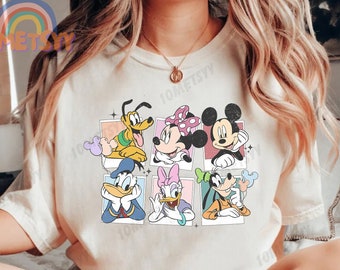 Retro Mickey und Freunde Shirts, Familie Disney Reise 2023 Shirts, Vintage Disney Shirt, Disneyland Shirt, Disney World T-Shirt