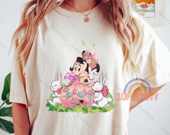 Minnie Mouse Easter Shirt, Disney Easter Shirt, Disney Bunny Shirt, Disneyland Easter 2023 Shirt, Mickey And Friends Easter Shirt,