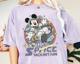 Vintage Disney Space Mountain Shirt, Mickey Space Mountain T-Shirt, Walt Disney Sweatshirt, Disneyland Matching Shirt, Disney Family Trip