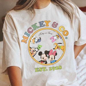 Mickey & Co EST.1928 Shirt, Mickey Minnie Sweatshirt, Mickey And Friends, Disneyland, WDW, Magic Kingdom Shirt,Vintage Disneyland Sweatshirt