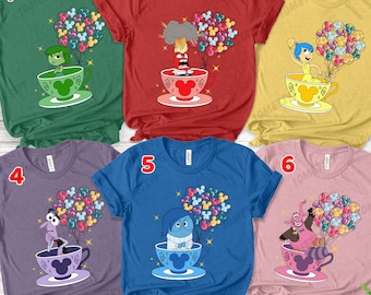 Disney Inside Out Shirt, Inside Out Characters Shirt, Disney Best Friends Shirt, Matching Family Shirt, Disney Group Shirt
