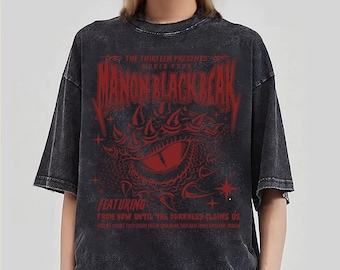 Comfort Colors® Manon Blackbeak Throne of Glass Shirt, The Thirteen Shirts, From Now Until The Darkness Claims Us Tee, ACOTAR Crescent City