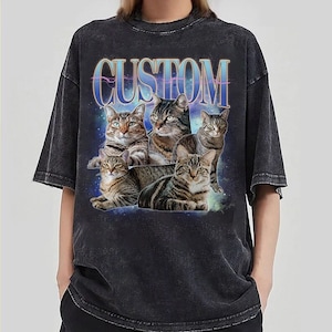 Comfort Colors® Custom Bootleg Rap Tee, Custom Photo - Vintage Graphic 90s Tshirt, CUSTOM Your Own Bootleg Idea Here, Pet Insert Your Design