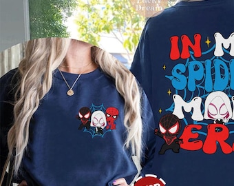 In my Spidey Mom Era Shirt, Funny Mother's Day Gift, Spider Hero Mom Shirt, Spider Women Shirt, Spider Mom Birthday Gift For Mom Mama Mimi