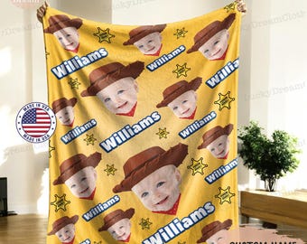 Custom Toy Story Velveteen Plush Blanket, Kids Room Decor, Cozy Movie Night Throw, Disney Pixar Nursery Bedding, Buzz Lightyear Woody Gift
