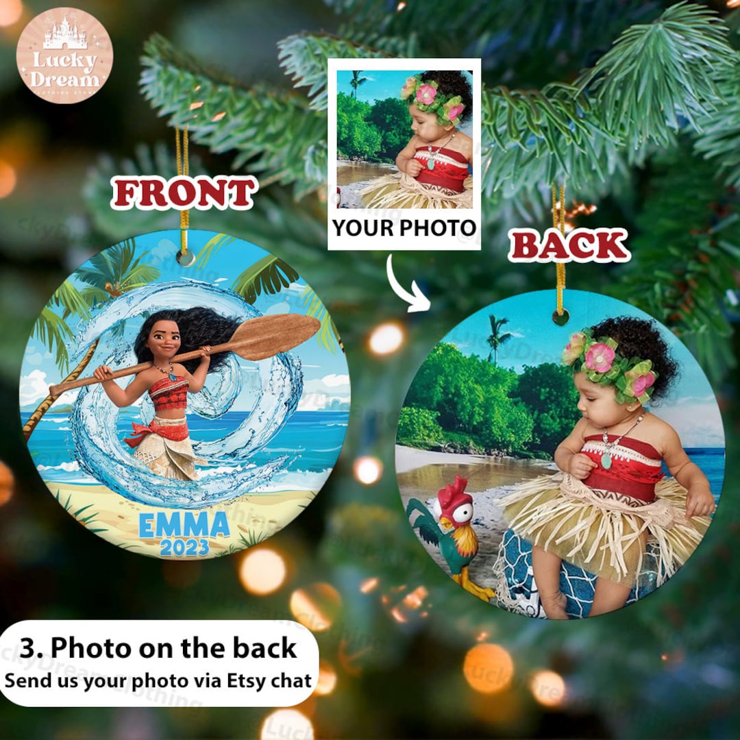 Personalisiertes Weihnachts Elch Ornament - Familien Weihnachtsbaum Deko Aus Harz