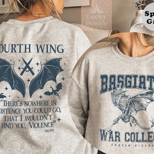 I am the Sky 2 Sided Shirt, Basgiath War College Shirt, Fourth Wing T-Shirt, Dragon Rider Violet Sorrengail, Bookish The Empyrean Series Tee