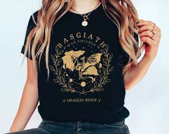 Shirt Dragon Wing, Rebecca Yoros Tee, Basgiath War College Shirt, Shirt Dragon Wing, Shirt Dragon Rider, shirt drakenrijder, leesgrage shirt, Shirt Wing Leader