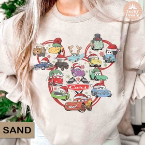 Disney cars Christmas shirt, Lightning McQueen Tow Mater Christmas shirt, Cars land Christmas shirt, Cars Family Group matching shirts