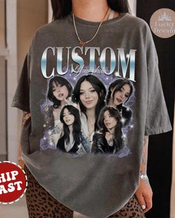 Custom Girlfriend Boyfriend Face Shirt, Bachelorette Surprise, Personalized Birthday Bootl