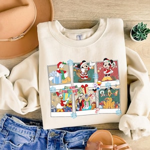 Retro Checkered Mickey Very Merry Christmas Shirt, Mickey and Friends Christmas Shirt, Disney Christmas Shirt, Christmas Family Shirt 2024