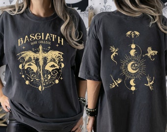 Camiseta de doble cara Dragon Wing Riders Quadrant, sudadera de la Escuela de Guerra Basgiath, Violet Sorrengail, camiseta de Bookish, Dragon Wing, camiseta Fly or Die
